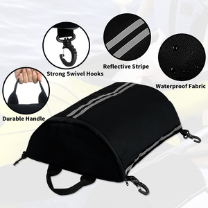 Neoprene Deck Bag With Zipper Waterproof Kayaking Storage Pouch For Surfboard And Paddle Board 20L Capacity Interior Compartment - Product Image 3