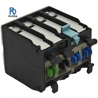 Bloque de Contacto Auxiliar de Aleación de Plata 3RH1921-1FA22 AC 230V/DC 24V IP20 con Terminal de Tornillo, Montaje a Presión, Accesorio Enlazable para