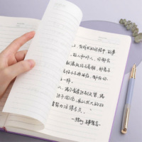 Carnet en cuir PU extra épais A4/A5/B5, reliure cousue, pages intérieures lignées, pour le bureau et les études