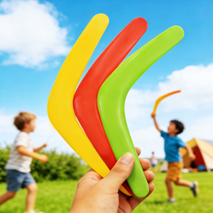 <span class=keywords><strong>Boomerang</strong></span> coloré en forme de V pour enfants, en PP durable, avec logo personnalisé, pour jeux en plein air – Vente en gros - Product Image 1