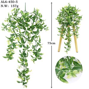 Green Vines Artificial Hanging Plants 3Pcs Fake Greenery <b>Wall</b> <b>Decor</b> Indoor Outdoor Wedding Home Decoration - Product Image 2