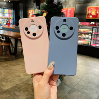 Coque de téléphone en silicone liquide souple et flexible, antichoc, pour Huawei Pura 90 Pro Max 70 80 Mate 80 P90 P70 P80