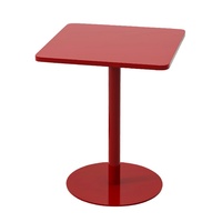 Table basse carrée moderne en fer pour usage commercial dans les cafés, salons de thé et salles d'accueil