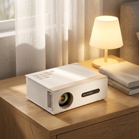 Mini Proyector Portátil de Alta Definición, WiFi de 5 GHz, 1500 Lúmenes, Sistema Operativo Android, Sonido Estéreo HIFI, 4K 720P, Cine en Casa