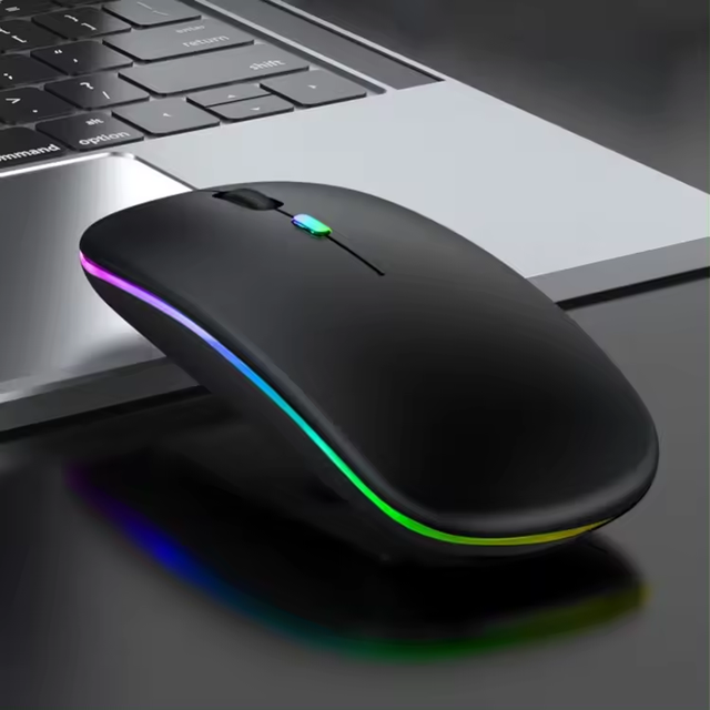 Hot Sale RGB LED Backlit Ergonomic Wireless Gaming Mouse Rechargeable for Laptop PC for Computer Users