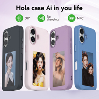 Soonleader luxe NFC bricolage Smart E-Ink écran affichage housse de téléphone portable nouveau concepteur pour iPhone 16 15 Pro Max