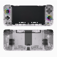 Manette de jeu intégrée gauche-droite avec couleurs RGB pour Nintendo Switch, manette de jeu filaire avec détection de vibrations à six axes