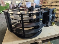 Pince hydraulique anti-usure SLN pour excavatrice 5-8 tonnes, matériau haute résistance, outil de préhension stable pour extérieur extrême