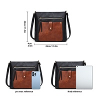 PB89 Élégant et simple grande capacité sac à bandoulière simple épaule pour femmes en gros PU cuir unique sacs à bandoulière Vintage L