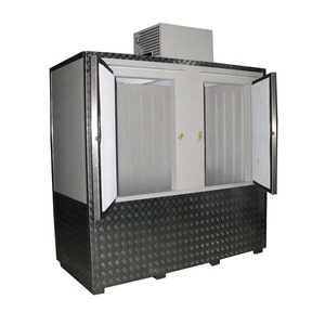 Congelador Vertical Comercial con 2 Puertas Sólidas, Enfriamiento Directo, Contenedor de Almacenamiento de Hielo en Bolsa para Exteriores - Product Image 4