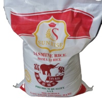 Emballage de riz blanc au jasmin royal 1kg 5kg 25kg de riz blanc à long grain 0.1 mélange Sortex-Riz-Arroz-Ris