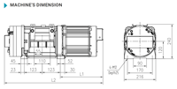 Pièces d'ascenseur : Machine de traction PM, Moteur d'ascenseur à courroie sans engrenage Torin BPM450