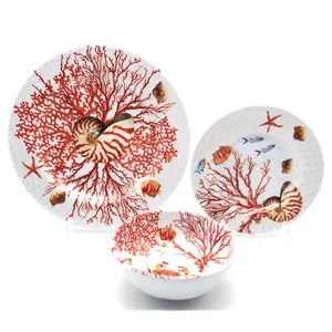 quality best wholesale Dine Room Essential Melamine dinner dinnerware set