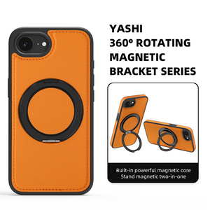 <span class=keywords><strong>Custodia</strong></span> per telefono in <span class=keywords><strong>pelle</strong></span> con supporto ad anello a 360° e magnetica per <span class=keywords><strong>Apple</strong></span> iPhone 17e / 16e / SE, Cover per ricarica wireless per iPhone 16e - Product Image 5