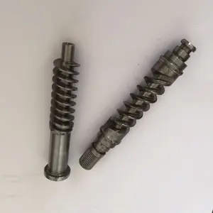 custom teeth grinding steel worm gear shaft