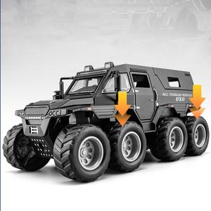 <span class=keywords><strong>MINI</strong></span> AUTO 1/32 Shrman in Lega Fuoristrada RTV Modellino Auto Diecast con Suono e Luci, Funzione Pullback, Porte Apribili, Ruote Funzionanti, Confezione Colorata, Regalo per Bambini - Product Image 4