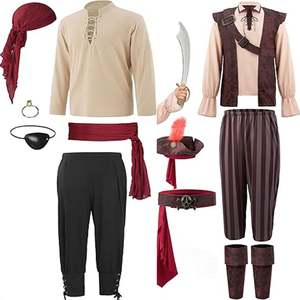 Cinturón Corsé Elástico de Cuero Sintético con Muñequeras para Mujer, Disfraz de Halloween, Medieval, Renacentista, Pirata, Vikingo, Guerrero - Product Image 4