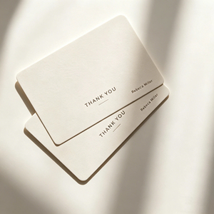 Tarjetas <span class=keywords><strong>de</strong></span> Agradecimiento Personalizadas con Mensaje a Medida, Encuadernación Perfecta, Papel Recubierto y Opciones <span class=keywords><strong>de</strong></span> Papel Elegante - Pedido al por Mayor - Product Image 1