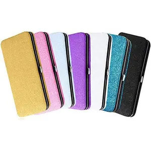 MagneticためCase 6 Eyelash Tweezers Light Weight Hidden Magnetic Frame