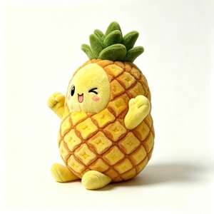 Peluche de Piña Personalizable con Brazos y Piernas, Almohada de Peluche de Piña con Textura Suave - Product Image 2