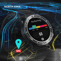 NORTH EDGE Sports de plein air montre étanche boussole multifonctionnel natation fréquence cardiaque GPS BT5.0 montre intelligente montre extérieure