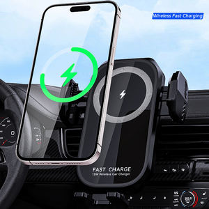 Nouveau produit support de téléphone de voiture à serrage automatique 15W <span class=keywords><strong>chargeur</strong></span> sans fil support de téléphone à charge rapide - Product Image 2
