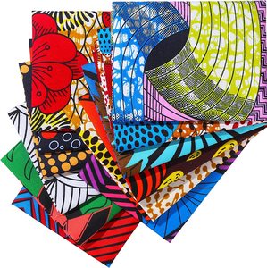 Vente <span class=keywords><strong>en</strong></span> gros OEM personnalisé africain Ankara Wax imprimé tissu pour vêtements DIY - Product Image 1