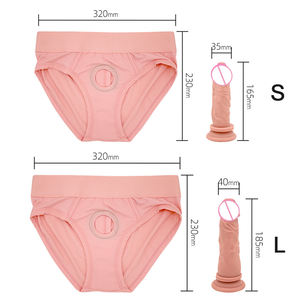 Caja personalizada gratis-Consolador con correa portátil para lesbianas, Juguetes sexuales realistas para adultos, bragas estimuladoras del punto G eróticas para mujeres - Product Image 4