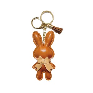 Cute <b>Easter</b> Bunny Leather Keychain <b>Bag</b> Charm Soft Rabbit Pendant Phone Strap Car Accessory Gift for Women and Girls - Product Image 3