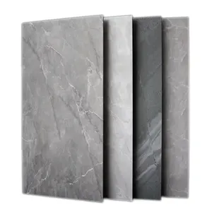 Pietra naturale Look marmo porcellana sinterizzata pietra lucida lucida grande lastra 600x1200 piastrelle per pavimento in ceramica bianca piastrelle per la casa