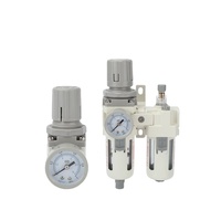   Unité de traitement d'air de type Source, filtre régulateur de pression, séparateur huile-eau, drain AC, raccord deux-trois