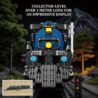 Ensemble de construction de locomotive à vapeur de 2947 pièces, modèle de train classique, jouet de construction ferroviaire de collection pour adultes et passionnés de trains