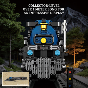 Set di Costruzione Locomotiva a Vapore da 2947 Pezzi, Modello Classico di Treno da Collezione, Giocattolo Ferroviario <span class=keywords><strong>per</strong></span> Adulti e Appassionati di Treni - Product Image 6