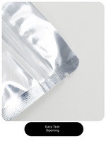 Sachets refermables en aluminium avec fenêtre transparente, pochettes d'emballage alimentaire pour noix, fruits secs et snacks