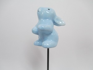 รูปปั้นสวนทำจากเรซินสีม่วงสำหรับจัดแสดงไข่อีสเตอร์กระต่ายไข่สีส้มออกแบบได้ตามต้องการ - Product Image 4