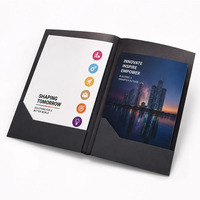Carpetas de Presentación de Documentos de Papel para Oficina, Negocios y Viviendas Unidades Habitacionales, Tamaño A4 A5, con Logotipo Personalizado al por Mayor