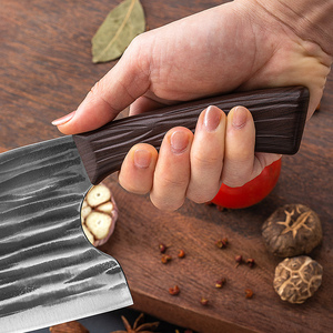 Couteau de cuisine léger en acier série 3Cr Jinmangzi, modèle tête de poisson martelé<span class=keywords><strong>e</strong></span>, célèbre sur Internet, pour découper la viande, usage domestique, fabriqué à Yangjiang - Product Image 4