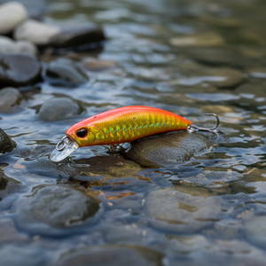 Leurre de pêche artificiel coulant 55mm 6.5g pour rivière, en ABS, pour brochet, <span class=keywords><strong>truite</strong></span>, eau salée, leurre de lancer lumineux Pesca HFM01 - Product Image 4