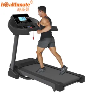 Gezondheid-Mate Dc 2.5 Hp Opvouwbare Elektrische Loopband Gemotoriseerde Power Loopband Draagbare Running Gym Fitness Machine