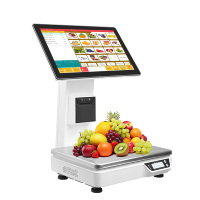 Nueva Báscula Electrónica China Sunson de 30 kg con Pantalla Táctil de 10 Puntos, para Supermercados, con Cálculo de Precios, Certificación CE/FCC/ROHS