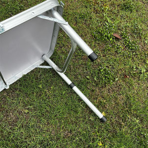 OEM viaje portátil al aire libre Mini Metal aluminio multifunción pequeña plegable altura ajustable <span class=keywords><strong>maleta</strong></span> Camping mesa plegable - Product Image 5