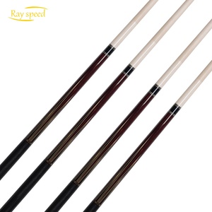 Taco de billar Rayspeed, 6 piezas, incrustaciones de madera rizada + ébano, taco de billar, eje de arce duro, tamaño de punta de 12,5mm, Junta Radial <span class=keywords><strong>Cocobolo</strong></span> - Product Image 4