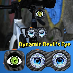 Nueva Luz Trasera LED Inteligente con Control por Aplicación, 82 Modos, Ojos <span class=keywords><strong>de</strong></span> <span class=keywords><strong>Demonio</strong></span>, para Bicicleta/Eléctrica - Product Image 4