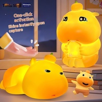 Lampe tactile authentique Capybara Lulu, veilleuse créative, cadeau d'anniversaire, ambiance chambre, protection oculaire, vente en gros haut de gamme Chine