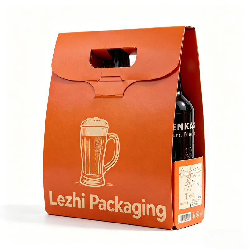 Custom Printed Paper Cardboard Beer Holder