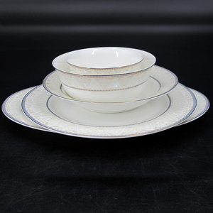 2020 High Quality Oval 20pcs Porcelain <strong>Bone</strong> <strong>China</strong> <strong>Dinner</strong> <strong>Set</strong> for 4 People - Product Image 6