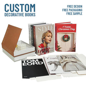 <span class=keywords><strong>Cajas</strong></span> <span class=keywords><strong>Decorativas</strong></span> de Almacenamiento con Diseño de Libros Falsos de Lujo para Mesa de Centro, Venta al Por Mayor 2026 - Product Image 1