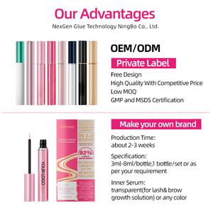 Sérum de croissance des <span class=keywords><strong>cils</strong></span> le plus vendu en gros d'usine avec des extraits naturels sans parabènes et logo personnalisé - Product Image 5