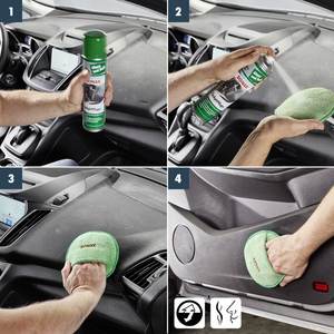 Fabriqué en Allemagne, marque SONAX GmbH, spray brillant pour l'entretien du cockpit, parfum de voiture neuve, nettoyant intérieur 400 ml - Product Image 3