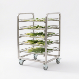 Support de casserole en tôle d'<span class=keywords><strong>acier</strong></span> inoxydable 6/12/15/32 couches-Chariot de cuisson/séchage multifonction pour boulangeries et cuisines centrales - Product Image 3